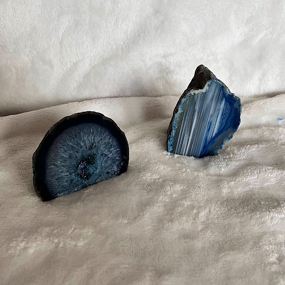 Blue Agates SET OF TWO❤️‍🩹​